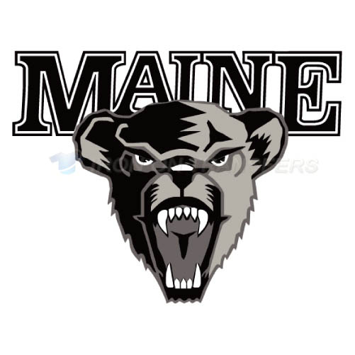 Maine Black Bears Logo T-shirts Iron On Transfers N4936 - Click Image to Close